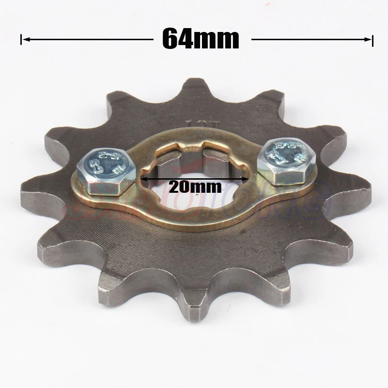 520 20mm  Front Engine Sprocket For Honda Lifan ZongShen ATV Quad Dirt Pit bike Buggy motorcycle