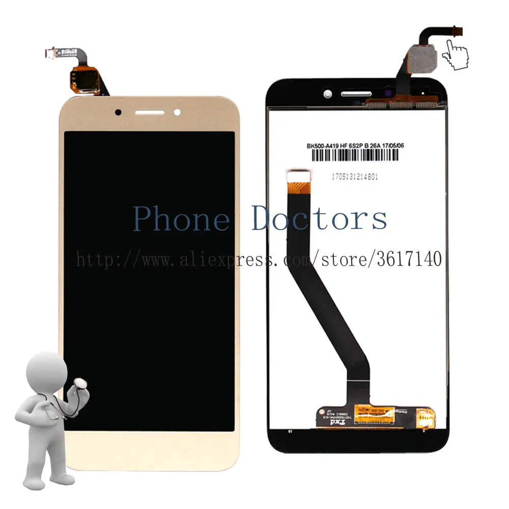 5.0'' Full LCD DIsplay + Touch Screen Digitizer Assembly For Huawei Honor 6A DLI-L22 DLI-L01 DLI-TL20 DLI-AL10 ; 100% Tested