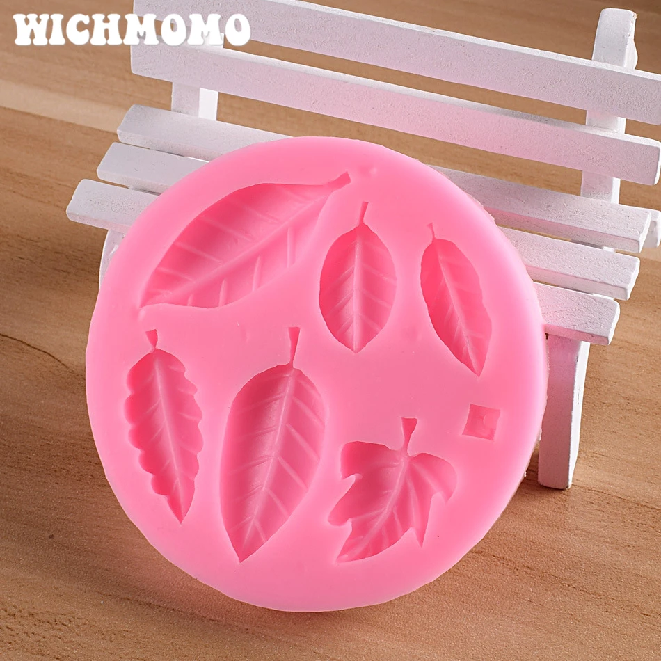 

2021 New 1PCS Leaves Charms Pendant Craft DIY UV Resin Liquid Silicone Molds for Earring Necklace Decorations Making Jewelry