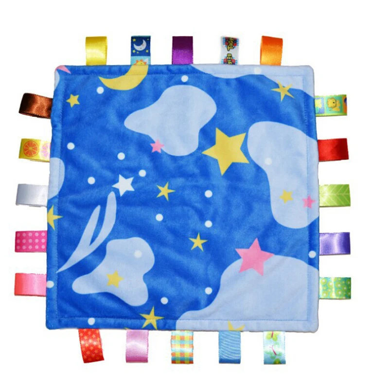 Babybeoordeling Speelgoed Cartoon Zacht Rustgevend Troostend Sjaal Handdoek Pluche Doek Tanden Gereedschap