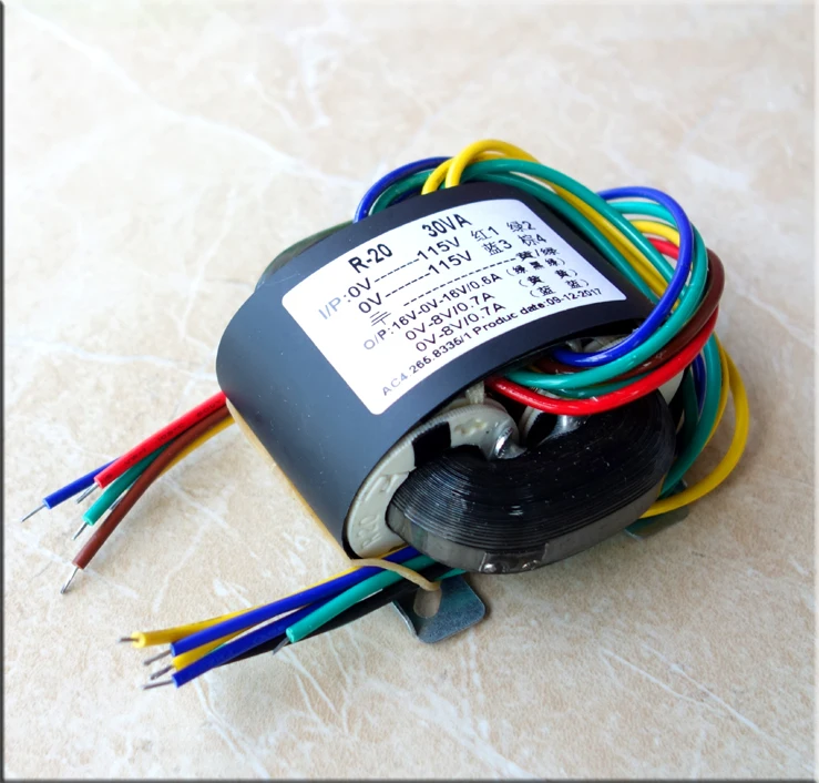 115V/230V 30W R type transformers Dual 16V Dual 8V output for DAC