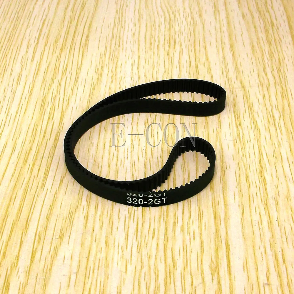 5pcs/lot 320-GT2 Loop Timing Belt Width 6mm GT2 Belt Rubber Fiberglass Inner Length 320mm 160 Teeth for GT2 Timing Pulley