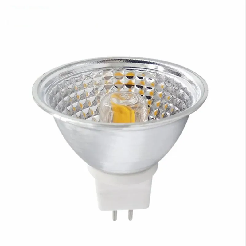 

4PCS Ultra Bright Dimmable LED COB Spotlight 5W MR16 GU10 GU5.3 Light Bulb DC12V AC 220V 110V Spot Light Lamp Warm Cold White