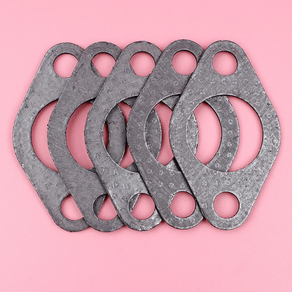 5pcs/lot Exhaust Muffler Gaskets For Honda GX390 GX340 GX270 GX240 13HP 11HP 9HP 8HP GX 390 340 270 240 Lawn Mower Engine Part