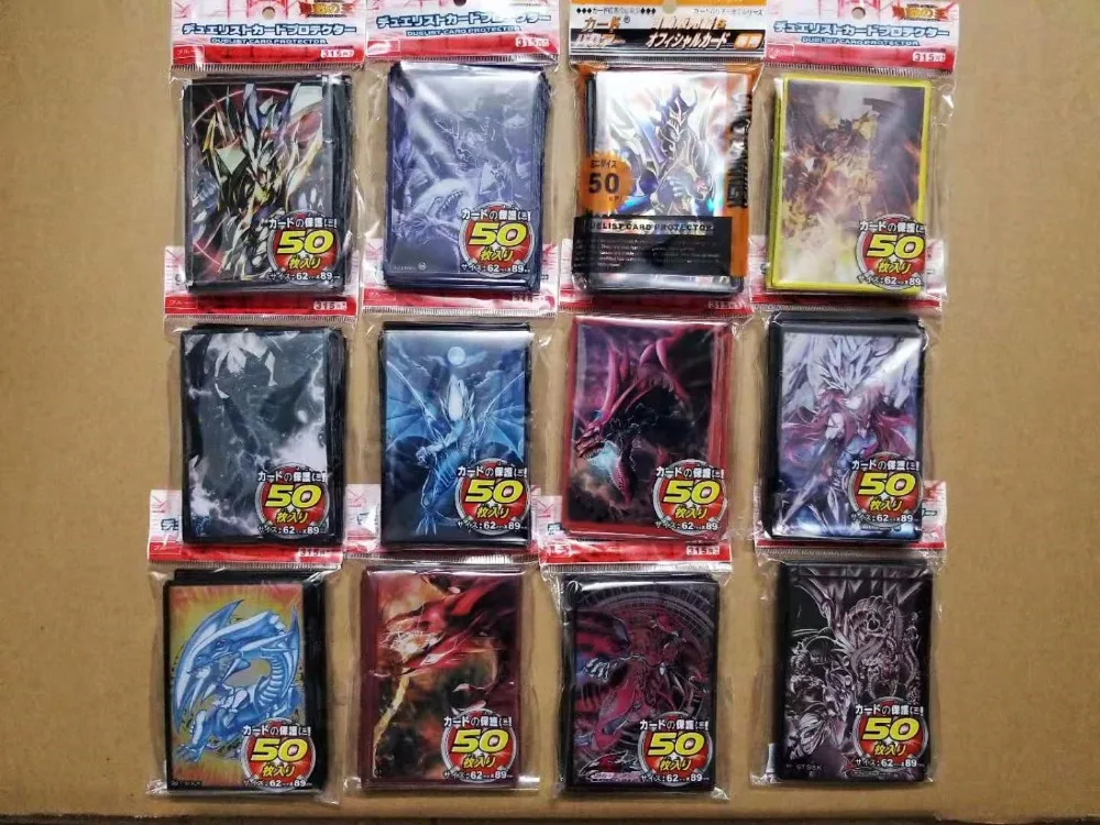 50pcs/lot Anime Yu-Gi-Oh! Dark Magician Girl yugioh Cosplay Board Games Card Sleeves Barrier Protector toy gift