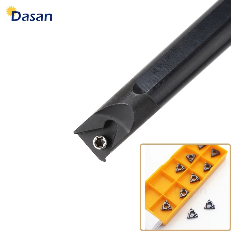 1pc SNR0010K11 Lathe Boring Bar Turning Tool Holder +10pcs 11IR A60 Carbide Inserts Blades With Wrench Threading Tool Holder Set