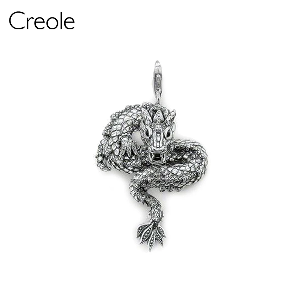 Bus Shark Dragon Deer Antlers Strange Rabbit Necklace Pendant,2019 Rebel Street Jewelry 925 Sterling Silver Trendy Gift
