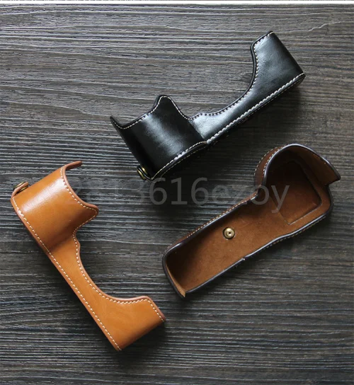 Защитный чехол из искусственной кожи для Olympus OMD EM10, чехол из искусственной кожи в нижней части, с отверстием, для камеры Olympus OMD EM10, OM-D, Mark II 2