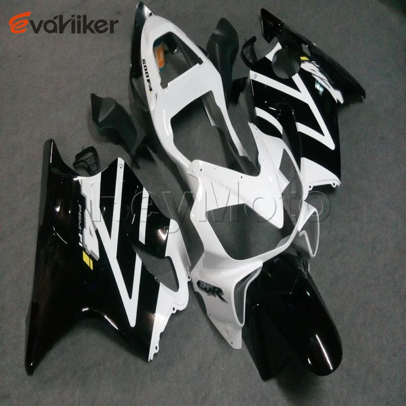 motorcycle ABS fairing for CBR600F4i 2004 2005 2006 2007 black white CBR 600F4i 04 05 06 07 motor panels Injection mold