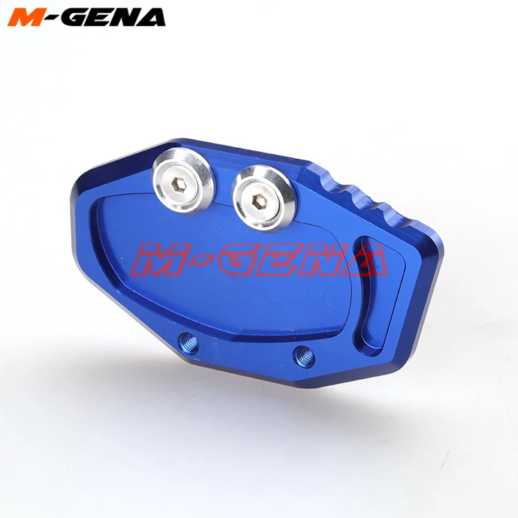 R25 R3 MT25 MT03 CNC Side Stand Plate Kickstand Extension Pad Enlarger for YZF-R3 YZF R3 R25 2014 2015 2016