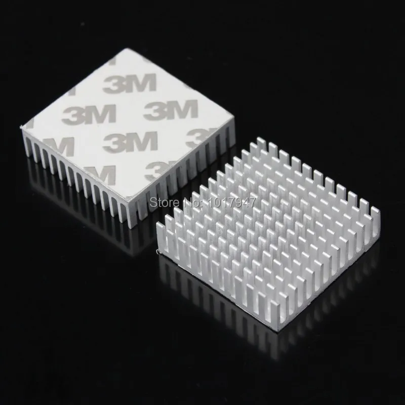 

200 Pieces LOT 35x35x10mm Aluminum Heatsink Heat Sink For IC Chip