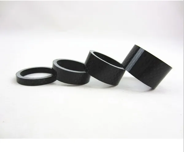 4pcs full Carbon Fibre bike washer 1-1/8