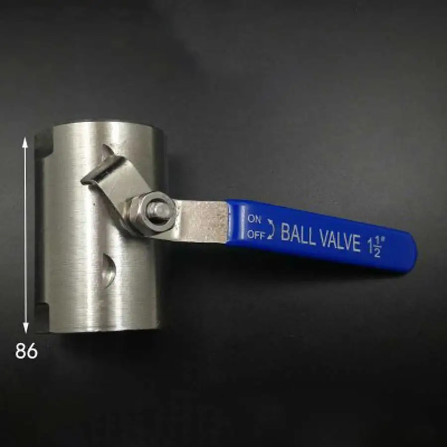 

201 Stainless Steel Silk mouth Ball Valve DN40 1-1/2" BSPP Female Water Gas Oil 16 Bar 0-80 C