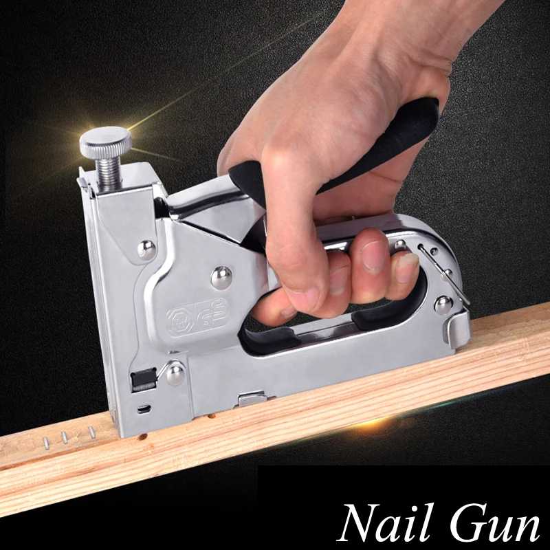 

Manual Nail Gun Three-purpose Code Nail Gun Gas Nail Gun U-shaped Nail Grab Oil Painting Martin Gun DQ1