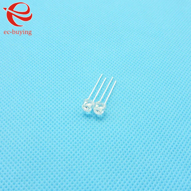 100pcs 5mm F5 Straw Hat LED Bright Clear Red White Yellow Blue Emerald-green Pink Purple Light LED Emitting Diodes DIY
