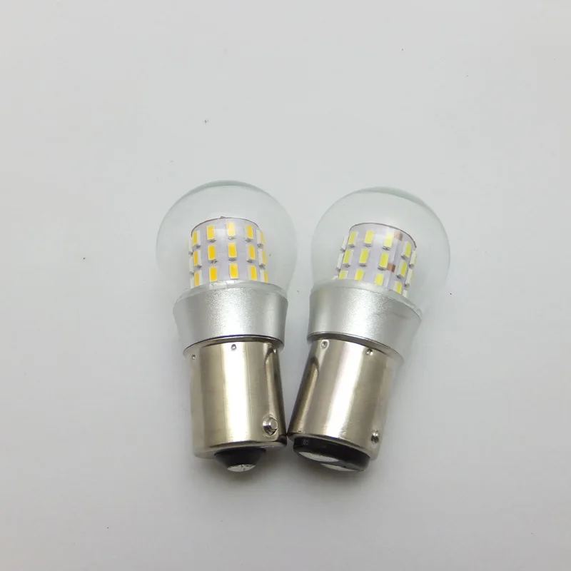 2pcs Led Boat Navigation S25 Ba15d Bay15d 12v 24v Ship Lamp Traffic Safety Warning Signal Light Aluminium Material Waterproof