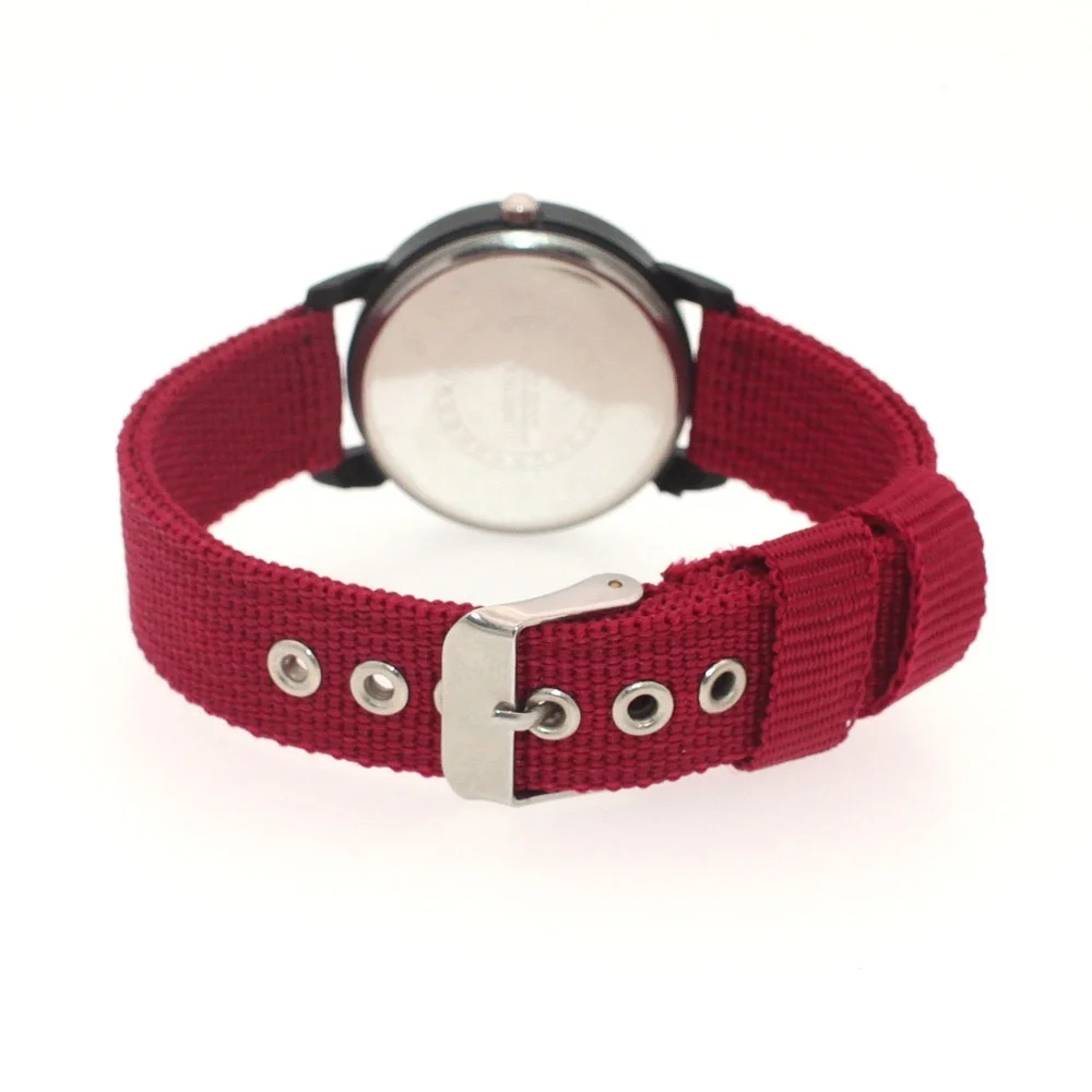 10pcs Mixed Bulk Military Fabric Nylon Band Student Boy Girls Watches Quartz Analog Men Women Quartz Wrist Watches Wholesales