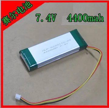 Grande capacidade 7.4V bateria de lítio 8239112X2 vacuum cleaner 4400mAh placa linha 8239112 ferramentas elétrica Recarregável Li-ion celular