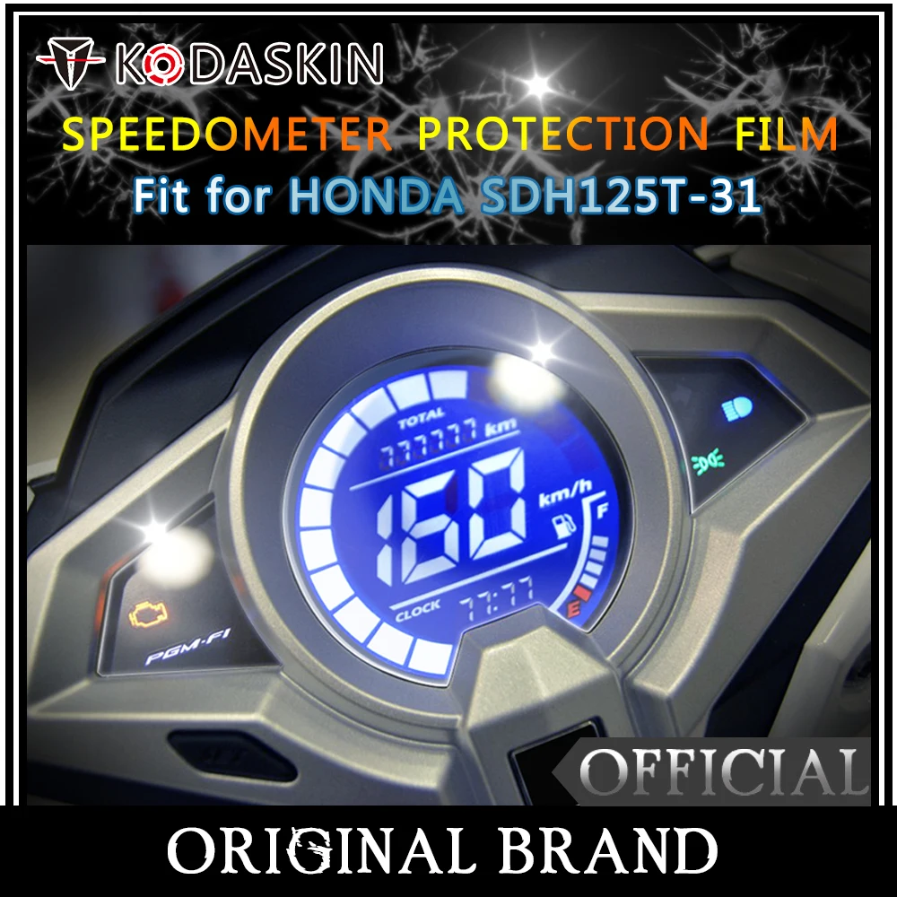 

KODASKIN Motorcycle TPU Instrument Protection Speedometer Waterproof Protective Film Hydrogel Film Fit for HONDA SDH125T-31