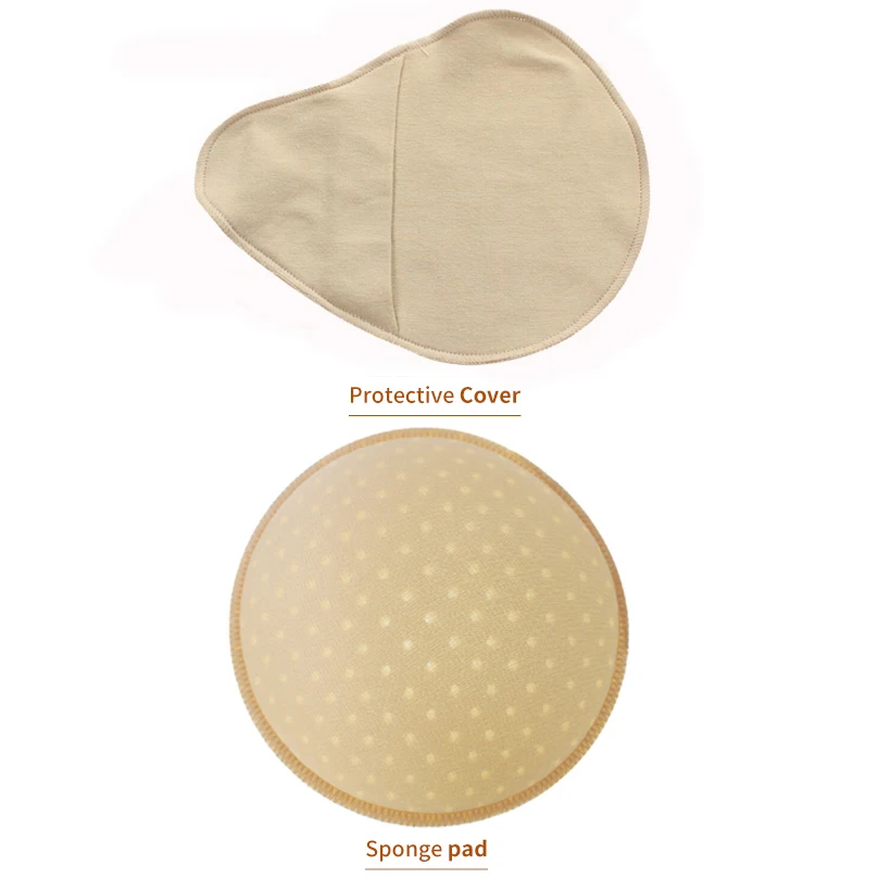 Silicone Breast Form Supports Artificial Spiral Silicone Chest Fake False Breast Prosthesis 150g-500g Super Soft Sponge Pad D30