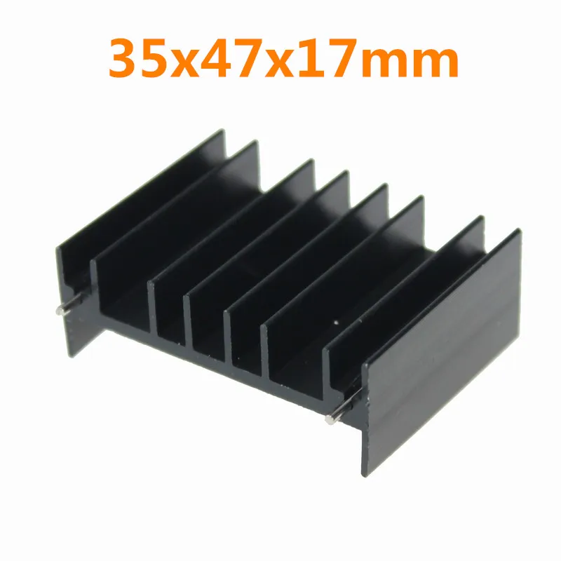 

50 Pieces/lot 35x47x17mm IC Radiator MOS Cooler Extruded Heat sink