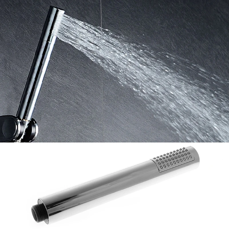 Pressurized Water-Saving Hand-held Shower Head Stick Made Of ABS Straight Threads Bathroom Accessories R06 Whosale&DropShip