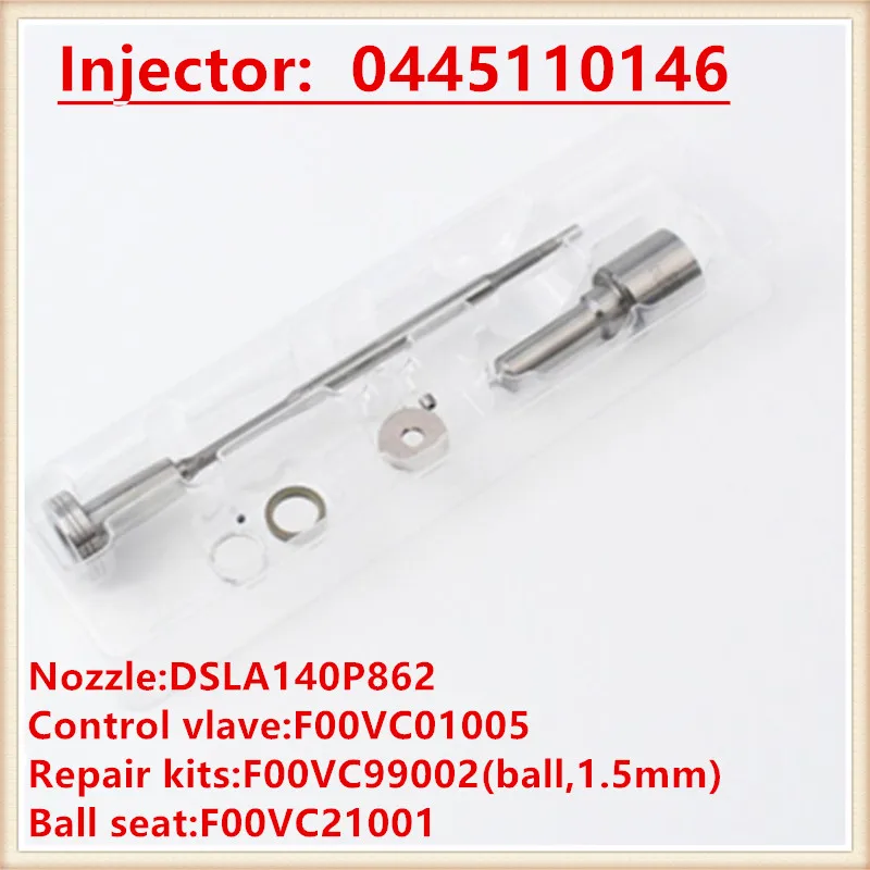 0445110146 injector GASKET KIT,FULL GASKET SET,SEAL KIT,OVERHAUL KIT F00VC01005 DSLA140P862 for injection 0445110146