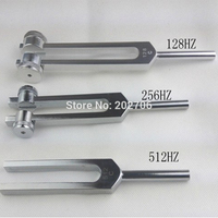 128Hz 256Hz 512Hz Medical Neurological Tuning Fork Sets for Sound Healing Therapy Aluminum Alloy with hammer and bag free