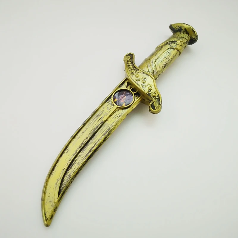 Spada Arma Categoria Ragazzi spada da pirata Pressofuso Pirata Speciale Pugnale One Piece Puntelli per spettacoli di danza Lame di coltello in plastica