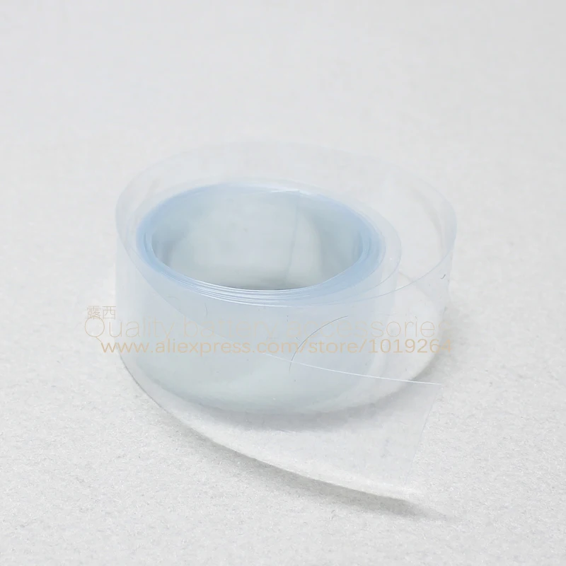 10 м 18650 литиевая батарея ПВХ пленка батарея мембрана Термоусадочная пленка Внешняя батарея синий прозрачный фиолетовый цвет фиолетовый