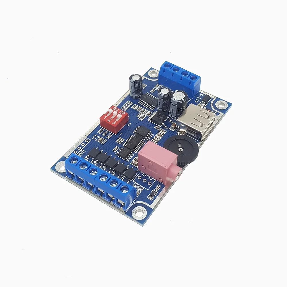 

2/PCS LOT MY-F1080 10W output FLASH storage voice module 12V/24V music sound playback alarm board / device