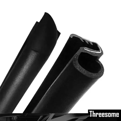 자동차 방음 고무 씰링 스트립, B 기둥 소음 방풍 문짝 도장 스트립, 자동차 스타일링, 전면 후면 문짝 가장자리