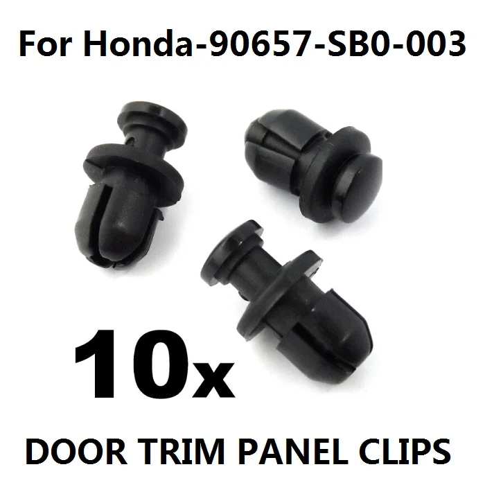 x10 For Honda Splash Shield, Cowl & Fairing Clip, CBR, Fireblade, Goldwing & others-90657-SB0-003