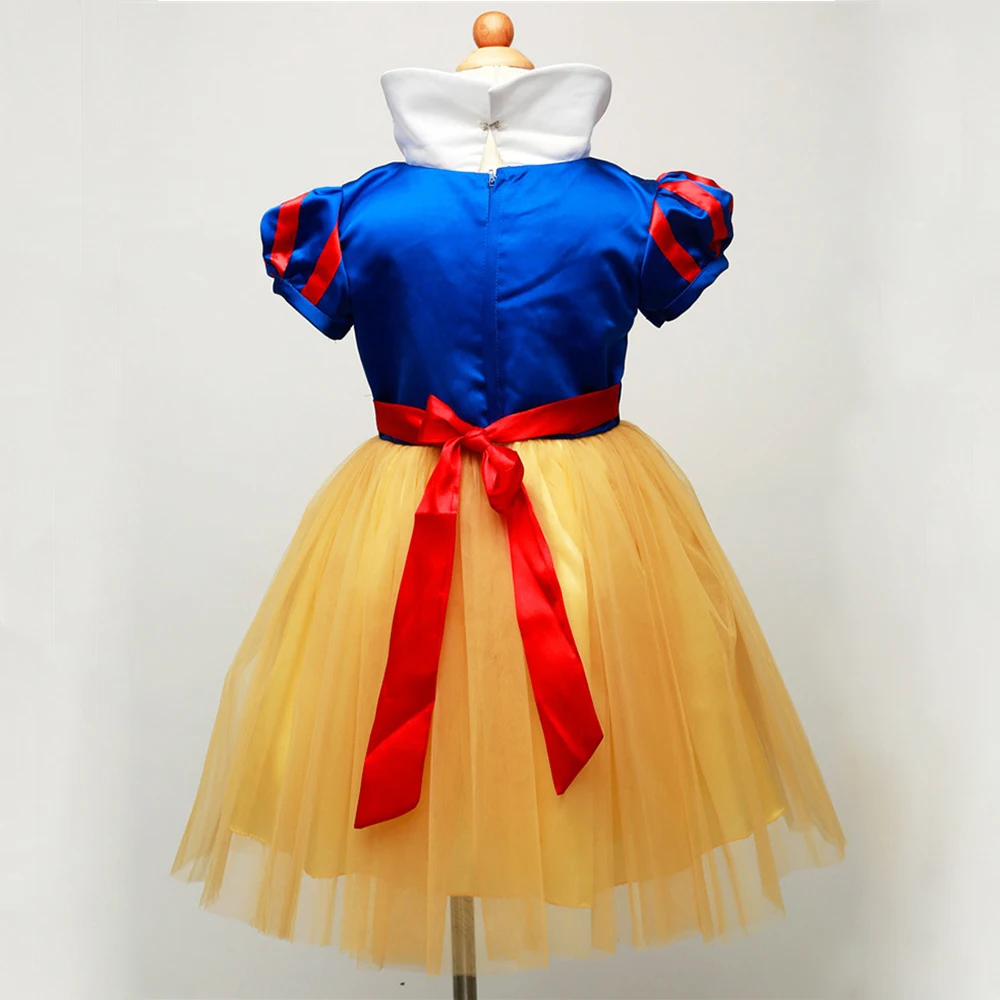 Children Cosplay Dress Snow White Girl Princess Dress Halloween Party Costume Children Clothing Sets Kids Clothes Girls Dresses