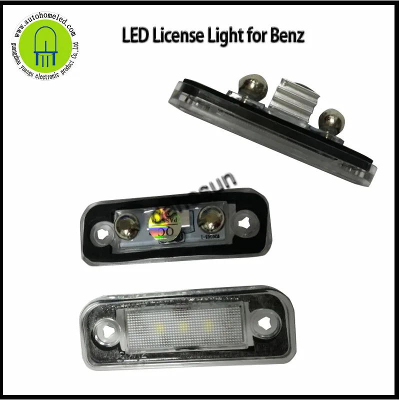 

dahosun 2pcs Error Free LED License Number Plate Light for Benz W203 E-CLASS W211 4D 2003-2009