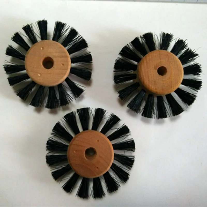 

5 Pieces Denta Buffing Wheel Bristle Converging Wood Heart Rough Lathe Brushes For Dental Tooth Alloy Jewelry Polishing