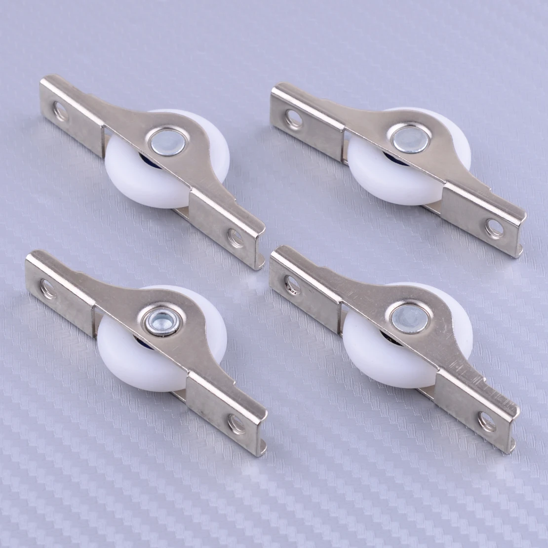 4pcs 25mm Cabinet Wardrobe Nylon Sliding Wheel Door Window Roller Pulley Furniture Accessories