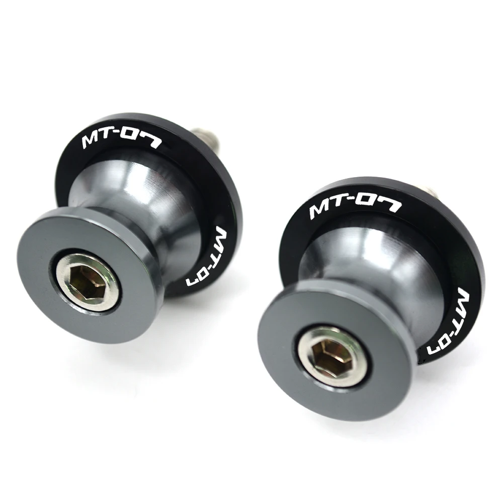 Arm Stand Screws M6 For YAMAHA MT07 MT-07 MT 07 CNC Aluminum Motorcycle Accessories Swingarm Spools Slider 6mm Swing