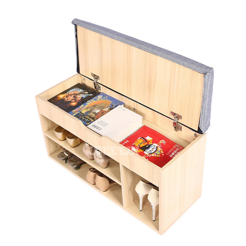 Simple Modern Shoe Storage Stool Fashion Sofa Bench Change Shoe Bench Shoe Rack Living Room Convenient Shoebox Shoes Organizer