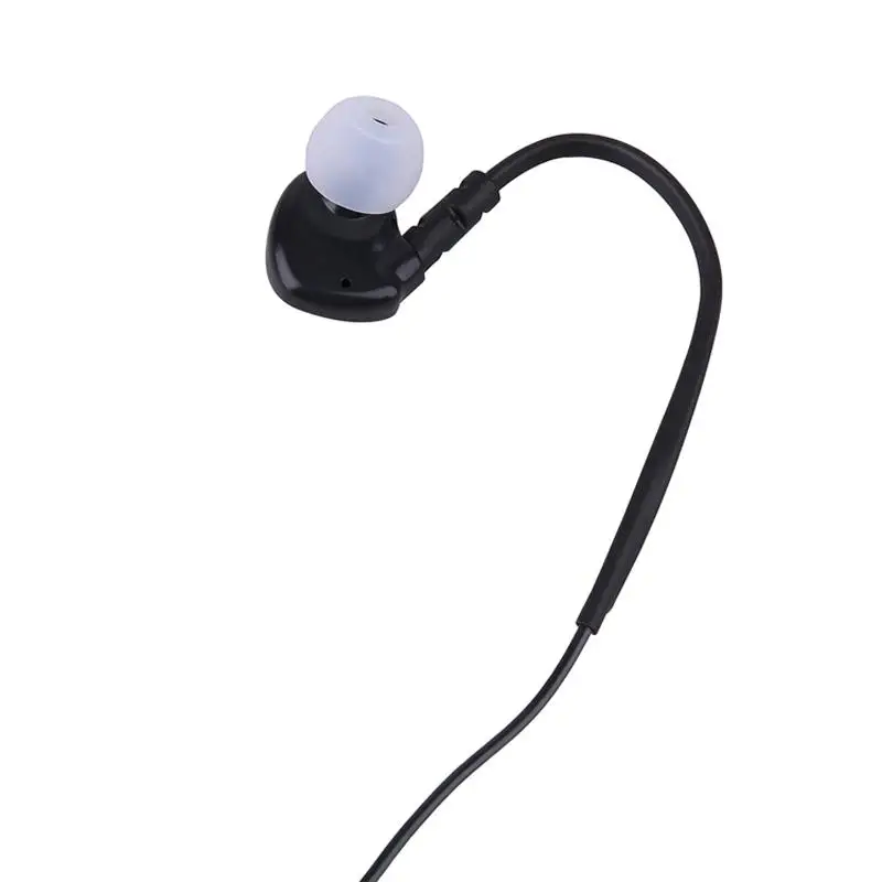 3.5mm 2.5m auricolare 2 PIN cuffia con microfono walkietalcie gioco musica cuffie aziendali per Baofeng uv5R per Kenwood