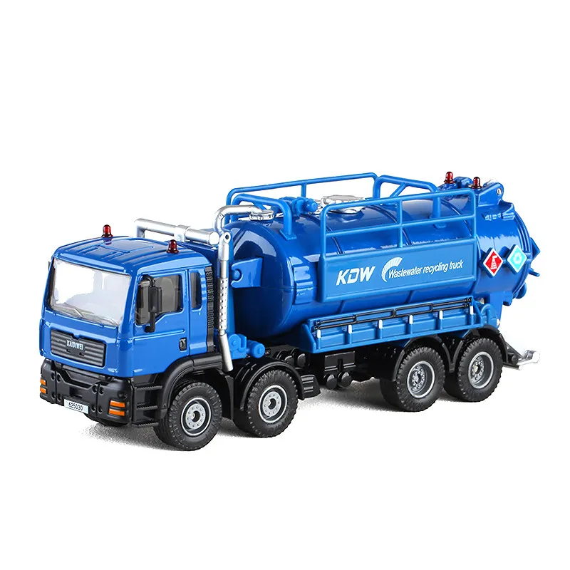 

High quality 1:50 wastewater recycling transporter alloy model,simulation die-cast toy model,children's toy gift,free shippin