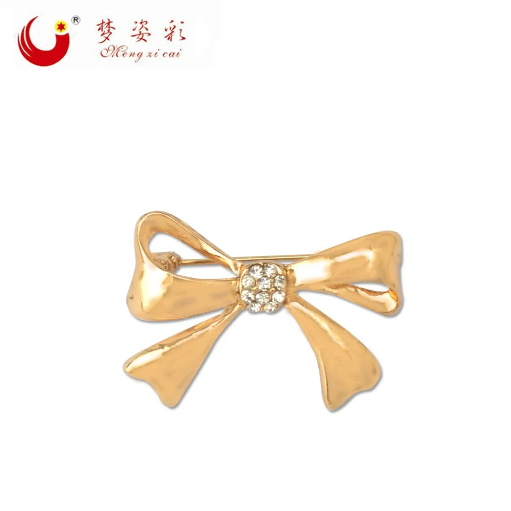 MZC Fashion Rhinestone Bow Tie Brooch for Womens Tie Brooches for Best Friends Suit Dress Channel Pin Broche Bulgaria Jewelry