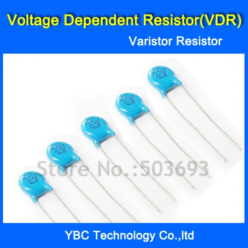 

Free Shipping 100pcs/lot Voltage Dependent Resistor VDR 14D101K 14D-101K Varistor Resistor