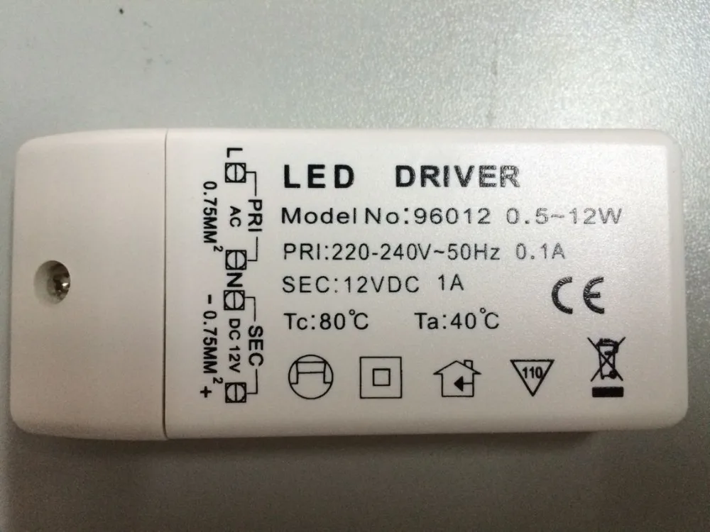 new 11 ps lowest price LED bulb MR16 light lamp Driver Transformer Power Supply Constant voltage DC 12V 12w