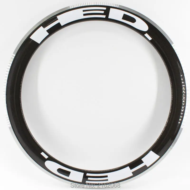 Nowy 700C 60mm z aluminiową aluminiowy hamulec powierzchnią clincher szosowy rower szosowy 3K UD 12K z włókna węglowego obręcz kół rowerowych