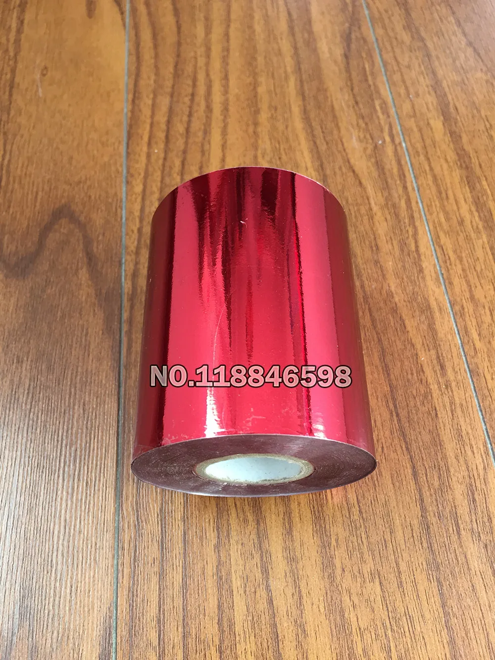 Free Shipping Red Color Foil Paper Hot Stamping Box/Plastic/PPC/PVC/PP Material 8cmx120m/Lot