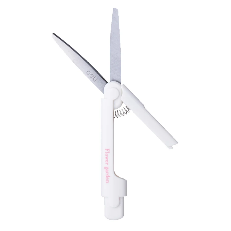 Multifunction Portable School Scissors Cute Kids Scissor Paper 2 PCS/Lot Folding Mini Craft Scissors With Protective Cover