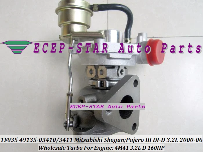 TF035 49135-03411 49135 03411 49135-03410 ME191474 Turbo Turbocharger For Mitsubishi Shogun 2002-06 Pajero III 2000-06 4M41 3.2L