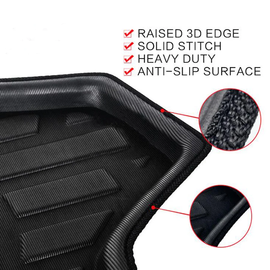 Car Rear Trunk Liner Cargo Mat Luggage Pad Car Accessories For Mazda 3 Axela 2014 2015 2016 2017 2018 Hatchback