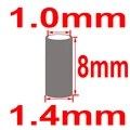 1.4x8mm  100 piezas